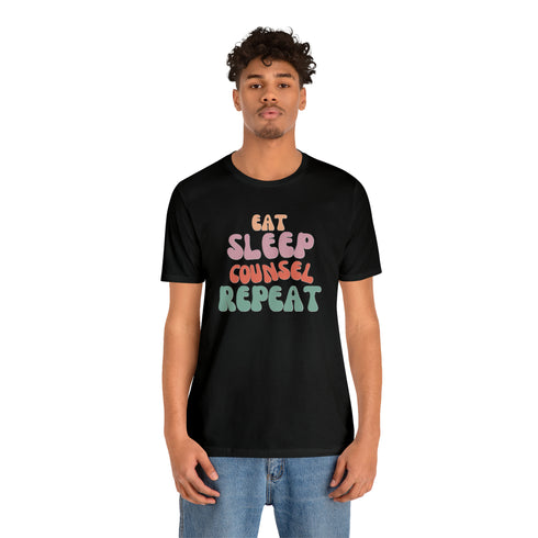Eat Sleep Counsel Repeat T-Shirt